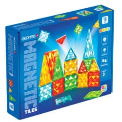 GEOMAG MAGNETIC TILES GEMS 16 PCS-muksumassi.fi