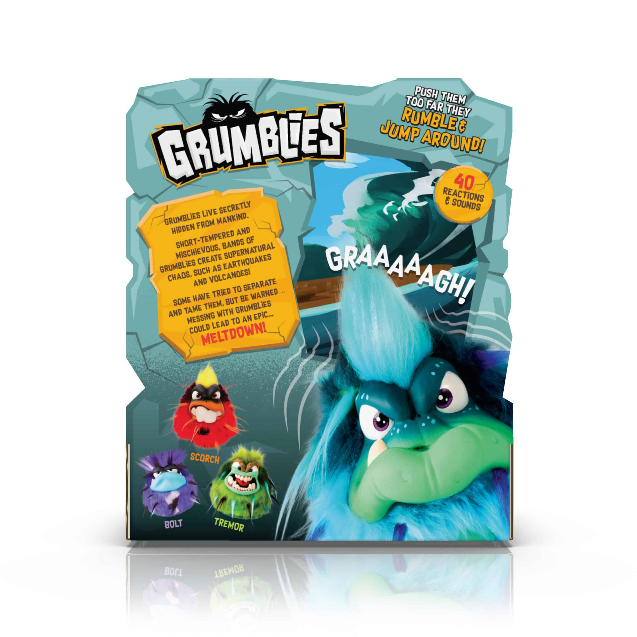 GRUMBLIES LIGHT UP HYDRO INTERACTIVE PLUSH 3 GRUMBLIES LIGHT UP HYDRO INTERACTIVE PLUSH