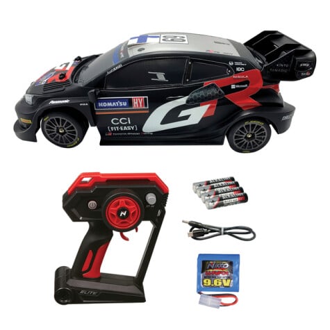 NIKKO Toyota Gazoo Radio-Ohjattava Ralliauto Rovanperä 2 NIKKO Toyota Gazoo Radio-Ohjattava Ralliauto Rovanperä-muksumassi.fi