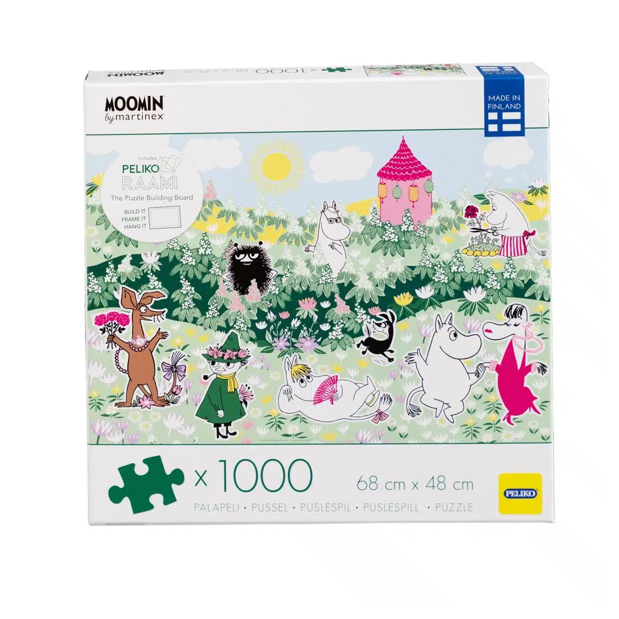 Peliko Moomin Muumi Kukkatarha -palapeli 1000 1 Peliko Moomin Muumi Kukkatarha -palapeli-muksumassi.fi