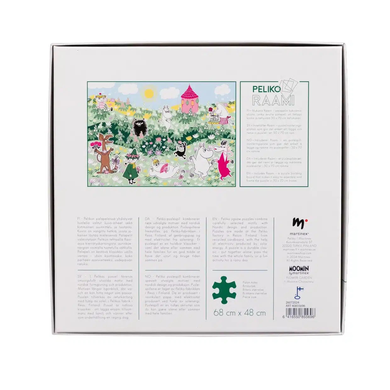 Peliko Moomin Muumi Kukkatarha -palapeli 1000 2 Peliko Moomin Muumi Kukkatarha -palapeli-muksumassi.fi