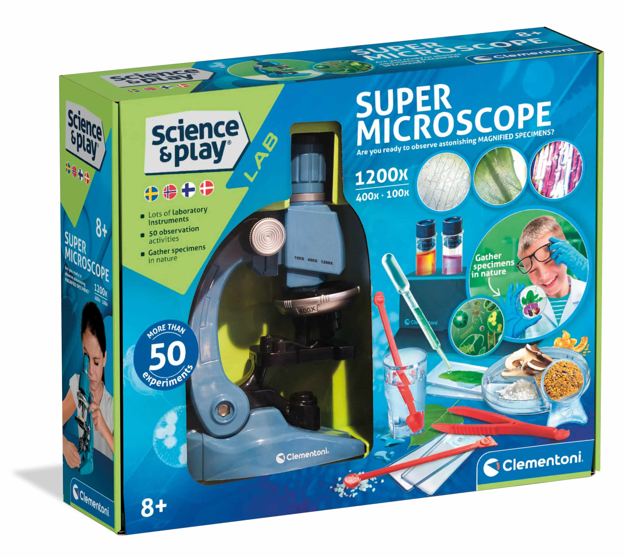 Clementoni Super Mikroskooppi 1 Clementoni Super Mikroskooppi-muksumassi.fi