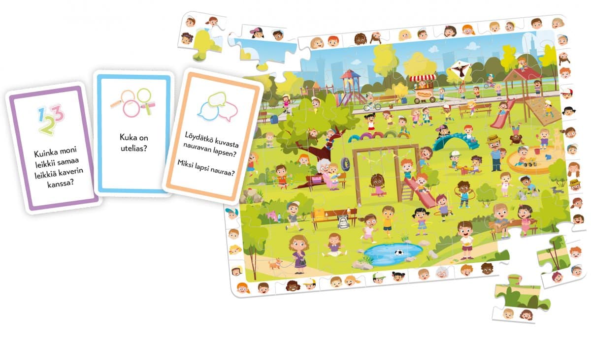 Opetellaan Tunteet palapeli 2 Opetellaan Tunteet palapeli-muksumassi.fi