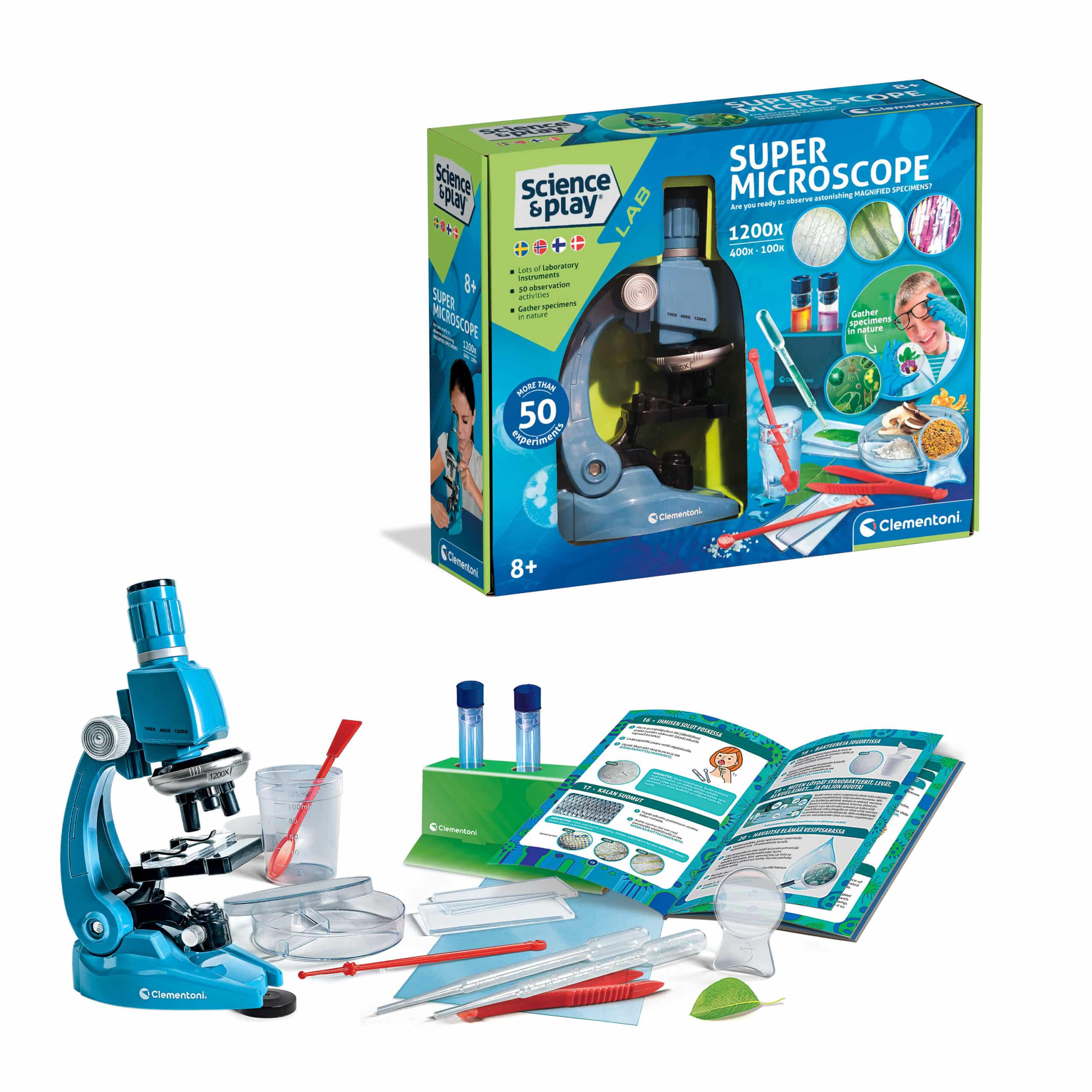 Clementoni Super Mikroskooppi 2 Clementoni Super Mikroskooppi-muksumassi.fi