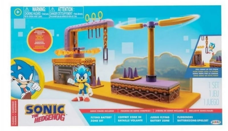 Sonic the Hedgehog Flying Battery Zone set leikkisetti 1 Sonic the Hedgehog Flying Battery Zone set-MUKSUMASSI.FI